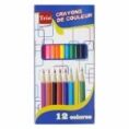 Crayon de couleurs - Paquet de 12