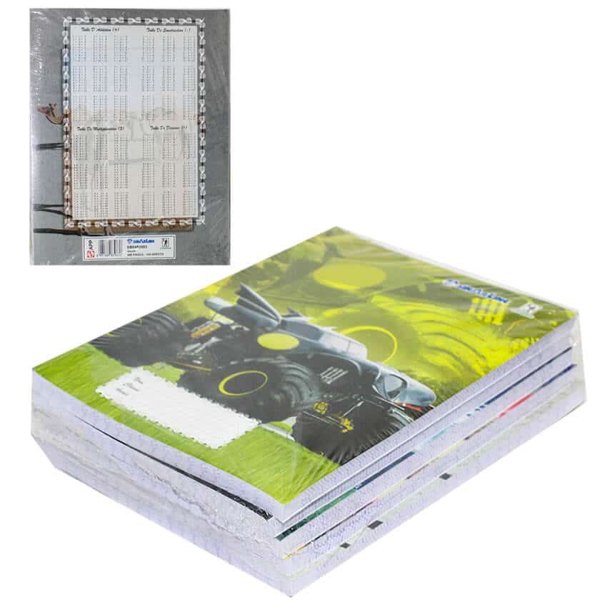 5 Cahiers de 288 pages - Sinarline – Image 1