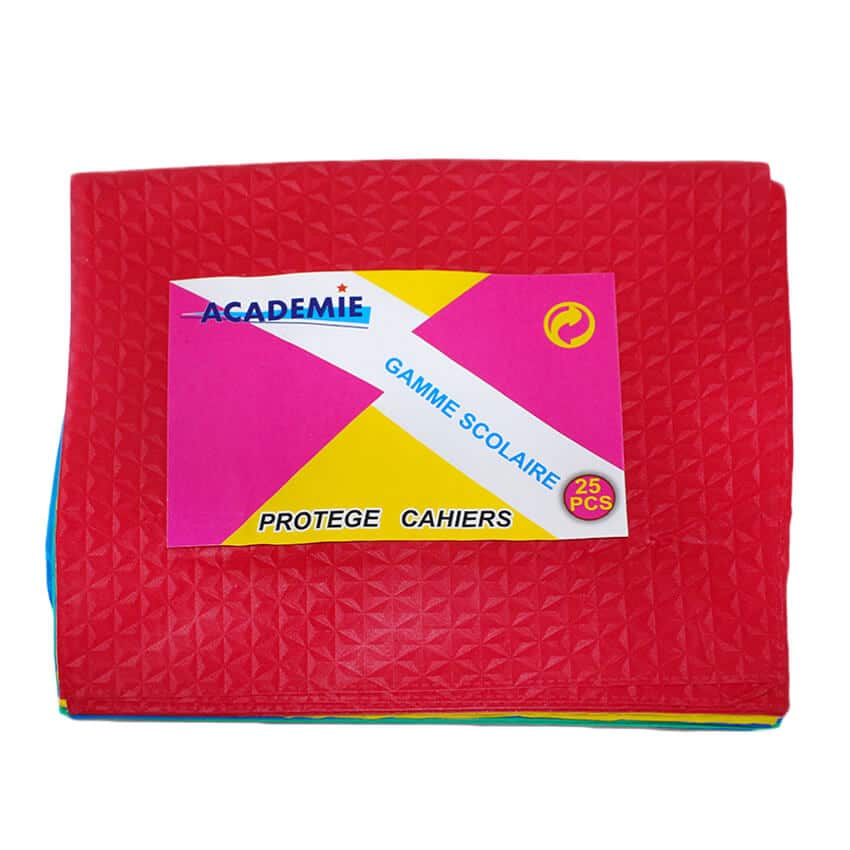 Protège cahier couleurs primaires - 25 Pièces – Image 1
