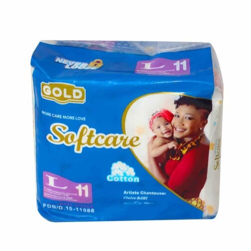 Couches bébé Taille 4 (L) - Softcare - 10 Couches – Image 1