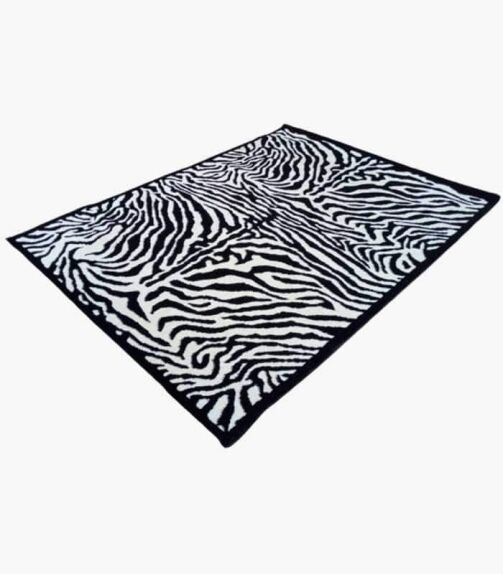 Tapis De Salon - 160- 220 - Noir/Blanc – Image 1