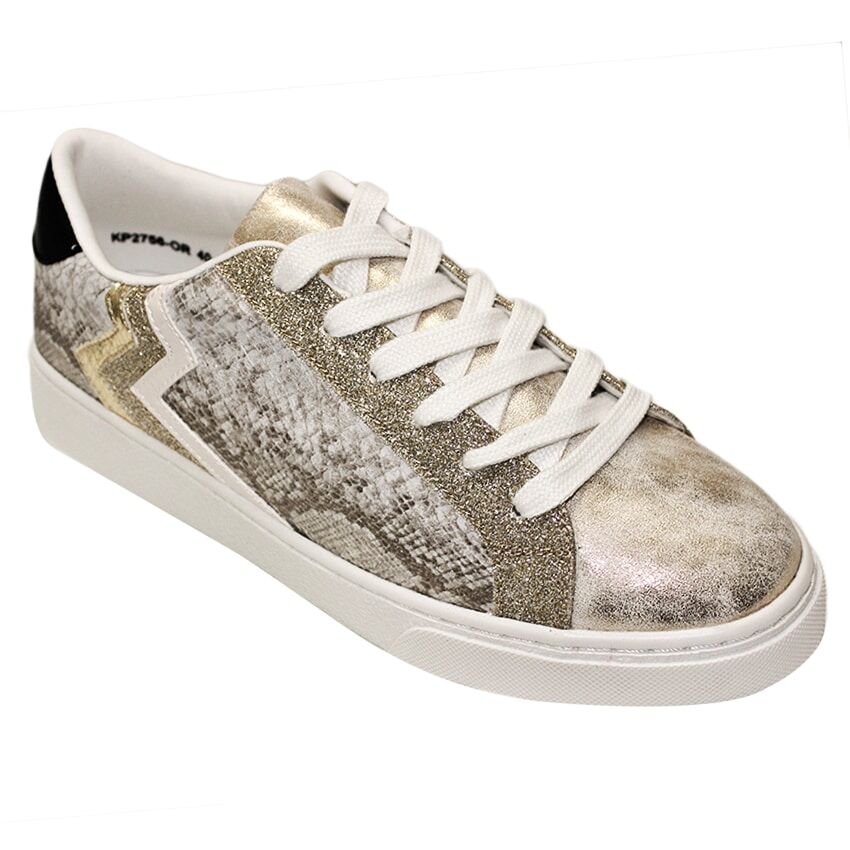 Baskets femme MOOW - Or/Doré/Gris – Image 1