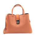 Sac à main rigide classique - TOM & EVA - Corail