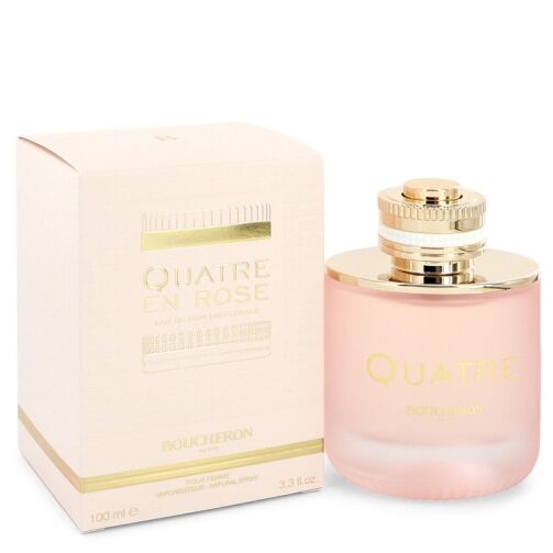 Eau de Parfum Florale - BOUCHERON Quatre en Rose 100 ml – Image 1