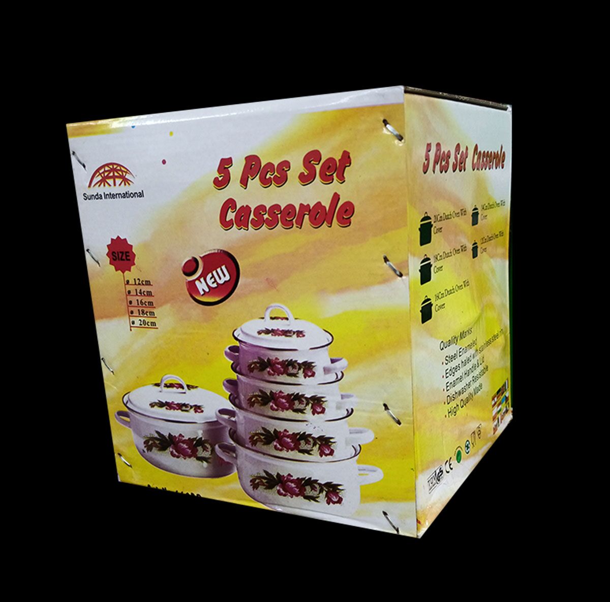 Lot de 5 soupières Avec Couvercle de Qualité – Image 1