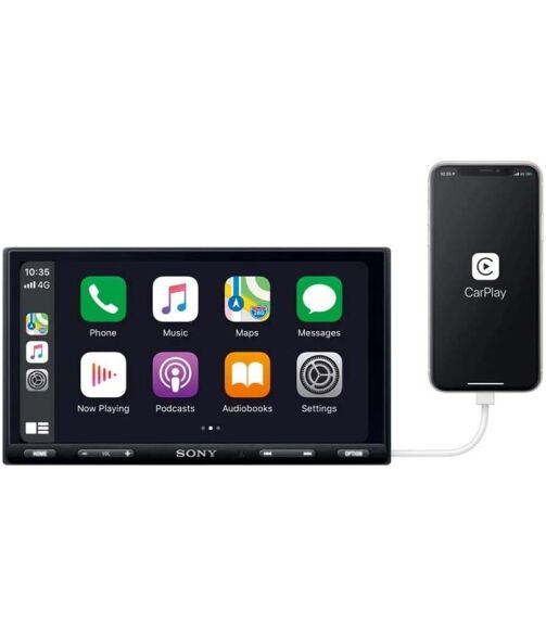 Sony XAV-AX5500 Récepteur multimédia Bluetooth avec WebLink Cast Android Auto, Apple Car Play, 6,95 pouces – Image 1