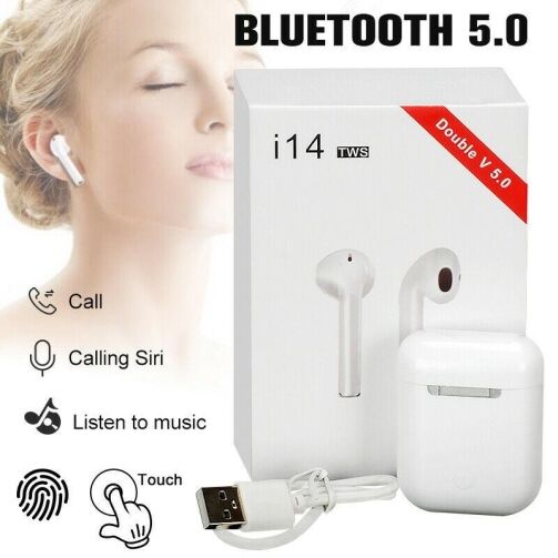 Écouteurs sans fil i14 TWS Bluetooth – Image 1