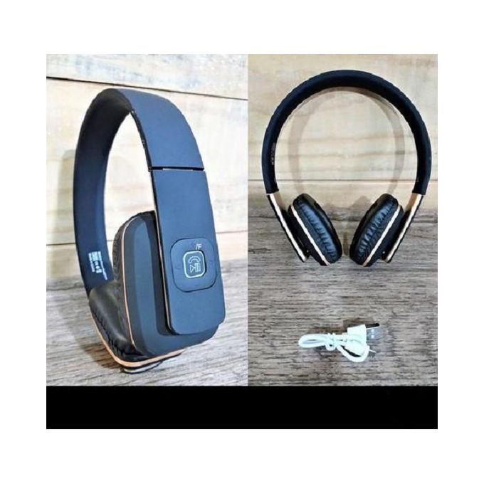 Casque Bluetooth Extra Bass Radio FM Intégrée – Image 1