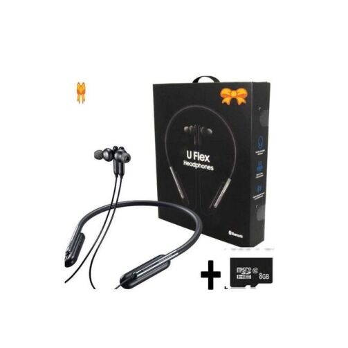 Anonyme Ecouteur Bluetooth - U Flex Headphones - Carte Mémoire 8 Gb – Image 1