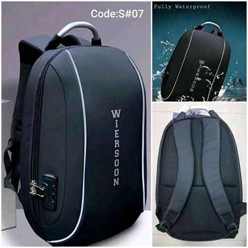 Sac à Dos à Port Usb Antivol - Noir – Image 1
