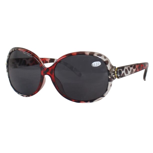 Lunettes de vue S055-5C00-RT femme - Rouge/Transparent – Image 1