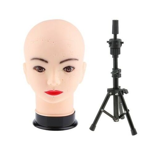 Tête mannequin Femme + Trépied pour Perruque – Image 1
