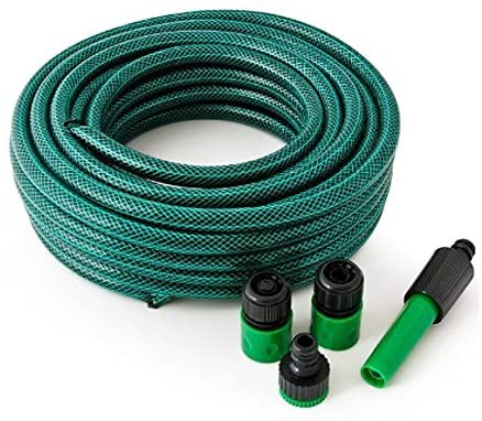 Tuyau Arrosage 15 M - 12 Mm Avec Kit De Lance Réglable Et Adaptateurs – Image 1