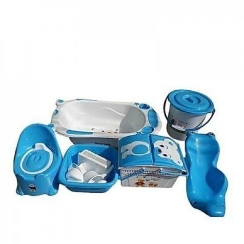 Ensemble Baignoire Pour Bébé - Bleu – Image 1