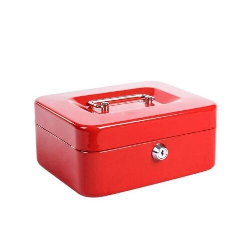 Mini Coffre Fort A Clef En Acier Avec Serrure – Image 1