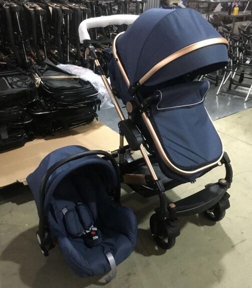 Siège auto et poussette de luxe pour bébé – Image 1