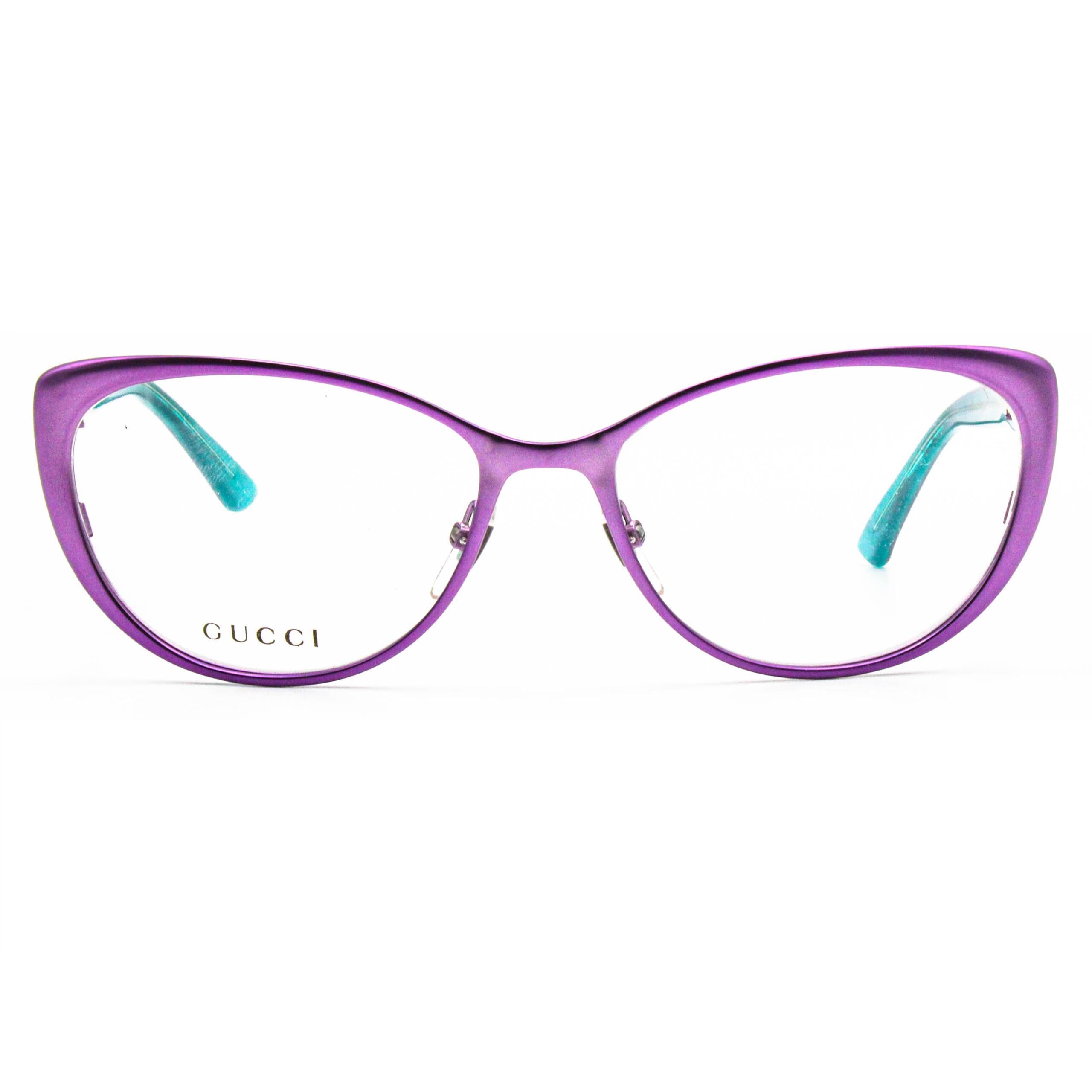 Lunettes de vue femme Gucci GG 2882 RWV 140 - Violet/Vert – Image 1