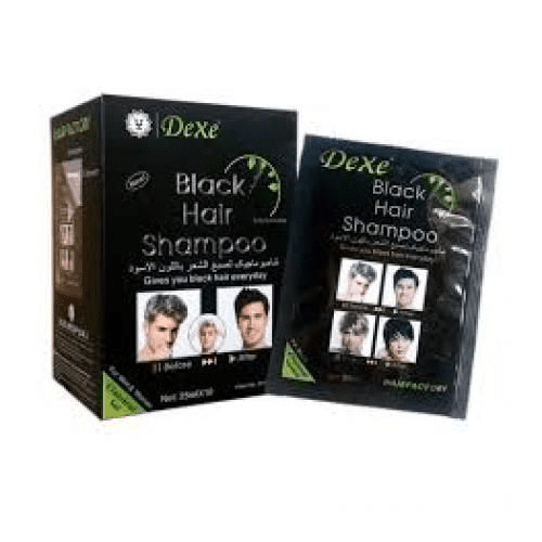 Shampooing cheveux noirs Dexe - Boîte de 10 sachets – Image 1