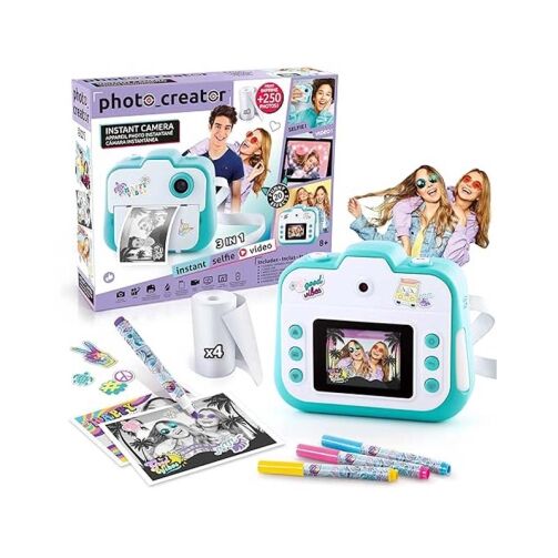 Canal Toys - Appareil Photo à Impression Instantanée, Selfie et Video - Papier Thermique pour 250 photos – Image 1