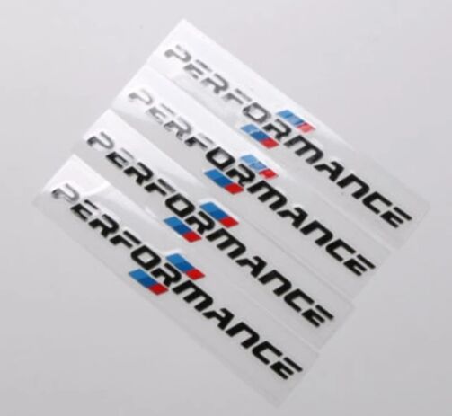 4 Autocollants Performance - Noir – Image 1