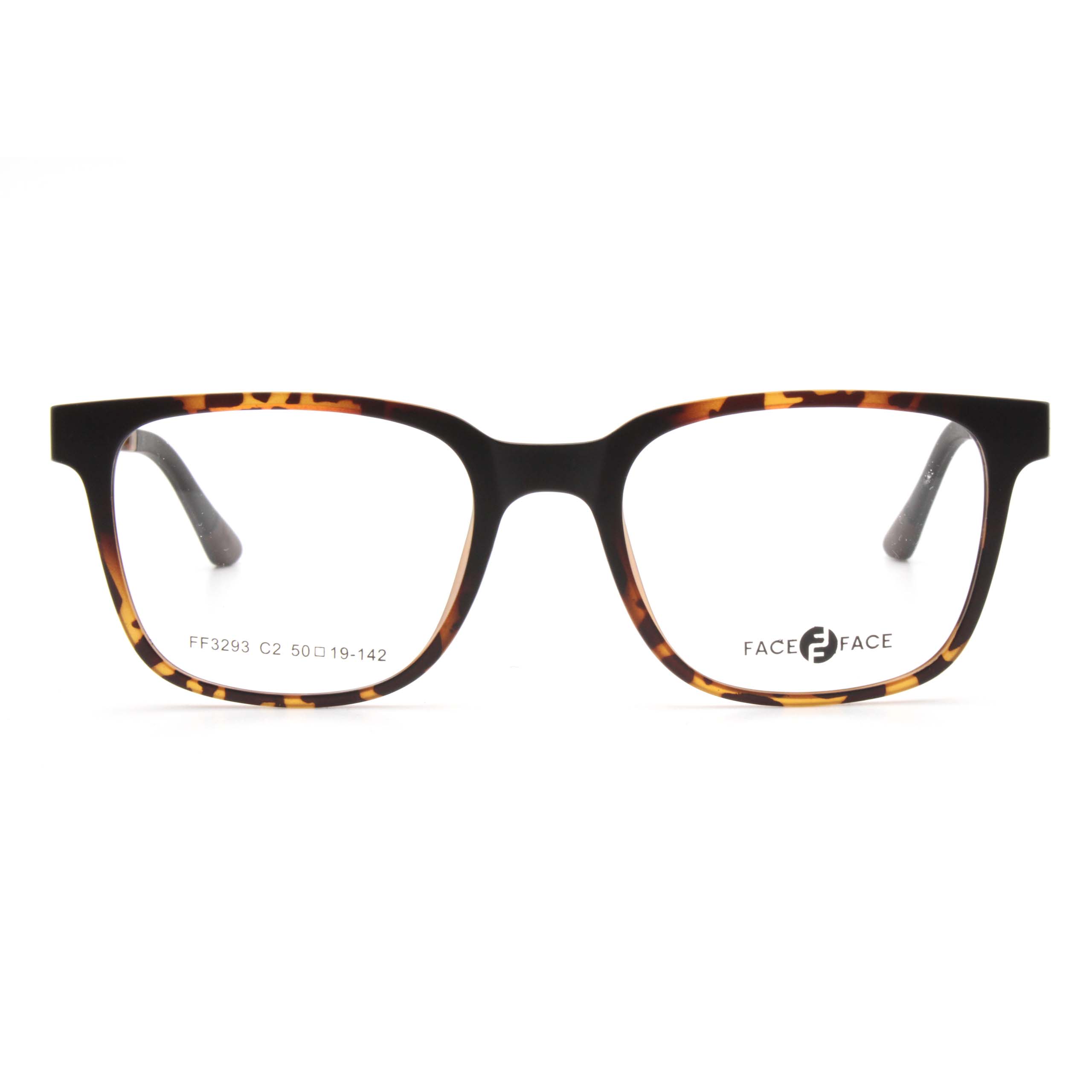 Lunettes de vue homme FF3293 C2 50-19-142 avec Clip - Marron – Image 1