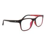 Lunettes de vue femme FF3283 C4 52-19-142 avec clip - Rouge – Image 3