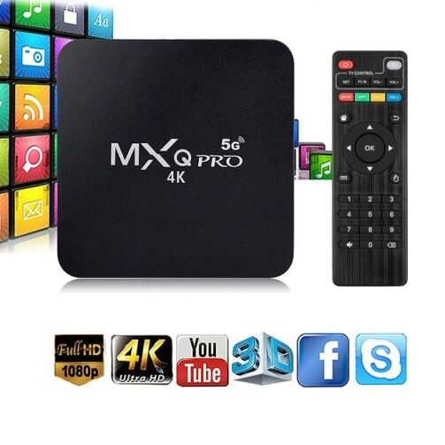 MXQ Pro 4K 5G TV Box Android 10.0 (8 Go De RAM 128 Go De ROM) – Image 1