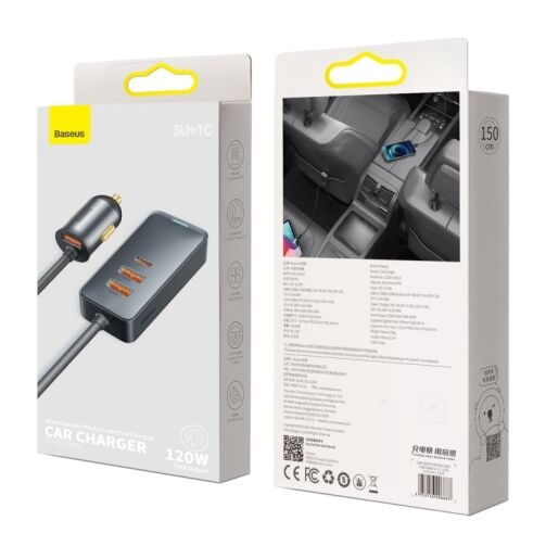 Baseus CCBT-B0G 120W Share Together 3 USB + USB-C / Type-C – Image 1