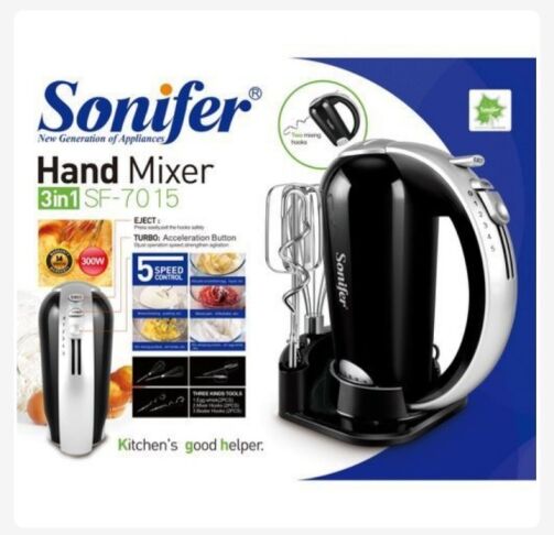 Sonifer Mixeur - Mélangeur à Main Multifonction 5 Vitesses SF-7015 – Image 1