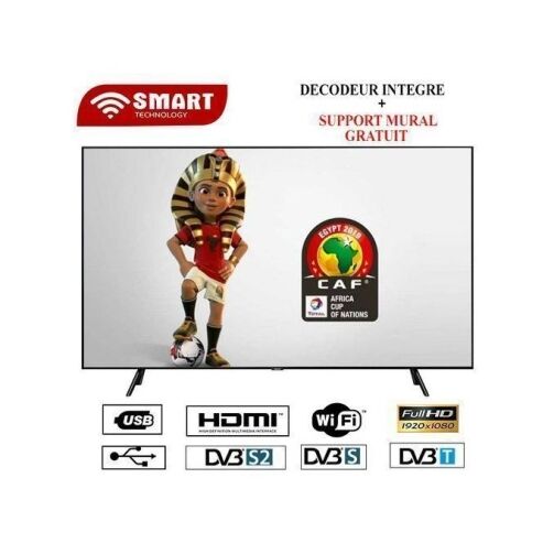 SMART TECHNOLOGY TV LED - 40 Pouces - STT- Full HD - Décodeur Intégré - Noir – Image 1
