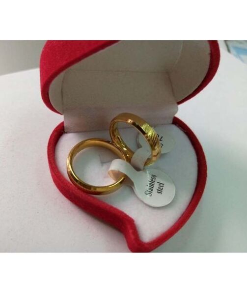 Bague de mariage en or plaqué – Image 1