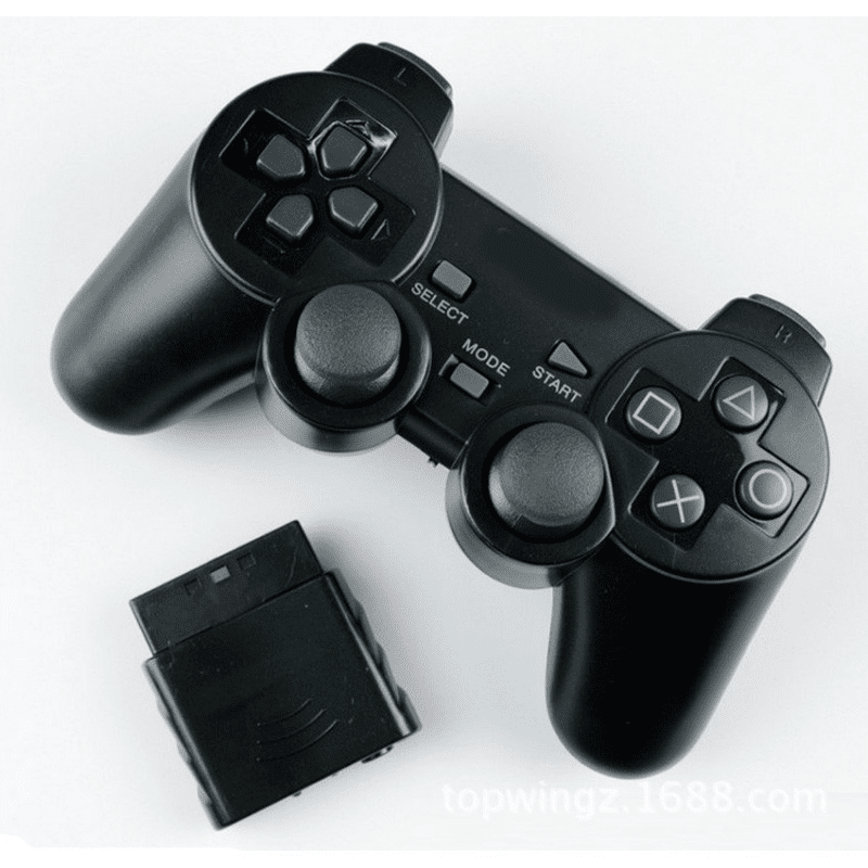 Lot de 2 Manette PS2 sans fil – Image 1