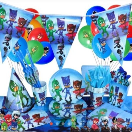 Kit de 82 Pièces pour Anniversaire - PIJAMASK – Image 1