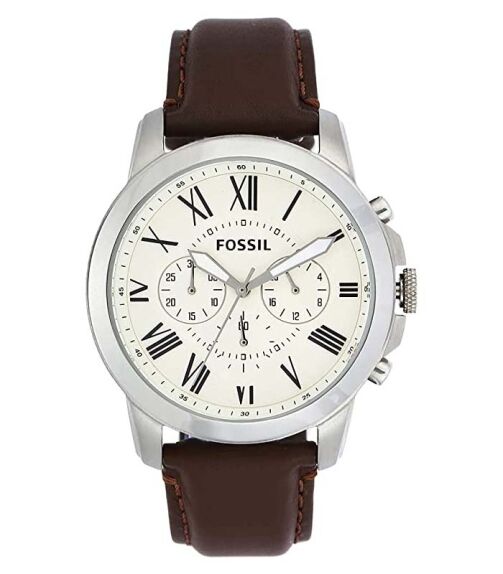 Montre à quartz pour homme en cuir - Fossile – Image 1