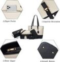 Lot de sacs à main pour femme - Noir/Blanc – Image 3