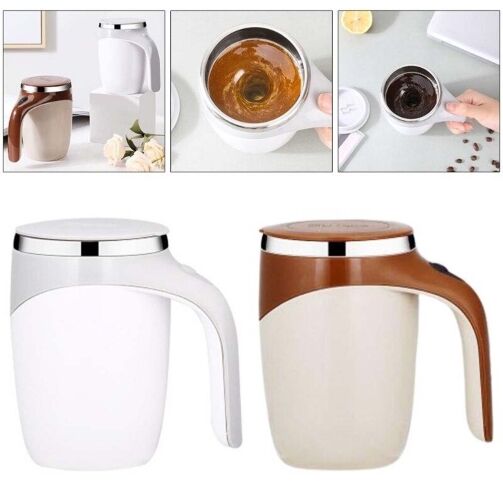 TASSE à Agitation Automatique De 380 Ml Café, Lait,Jus – Image 1