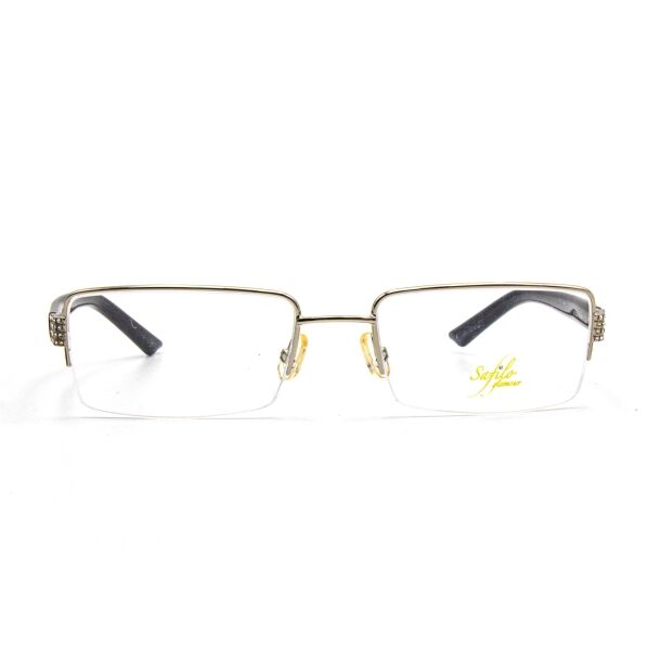 Lunettes de vue SAFILO GLAM 42 86P 54-19-135- Argent/Noir – Image 1