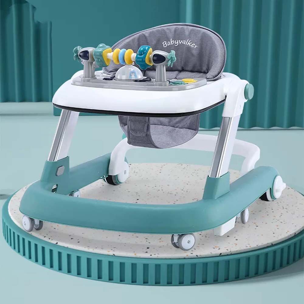 Trotteur bébé évolutif 3 en 1 - Vert – Image 1
