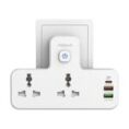 Adaptateur de prise d’alimentation 3 en 1 PEGANT, charge rapide USB-C 20 W, 2 USB-A QC3.0, 2 prises universelles
