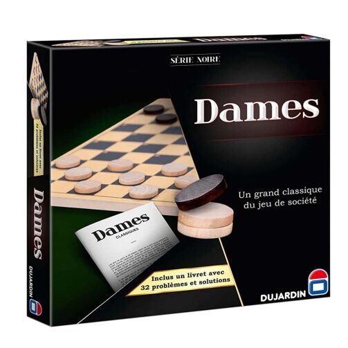 Jeu dame Grand Classique - Série Noire +6ans – Image 1
