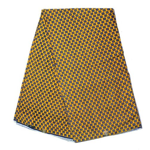 Complet Pagne Africain GTP WAX GHANA De De - 6 Yards - Jaune – Image 1