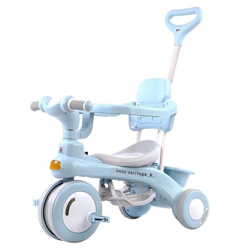 Vélo Tricycle 3 en 1 avec barre de poussée, Musique, Lumière pour enfant 1-3ans – Image 1