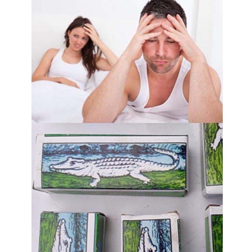 Lot de 3 Pommades Crocodile Aphrodisiaque Homme - Naturel – Image 1