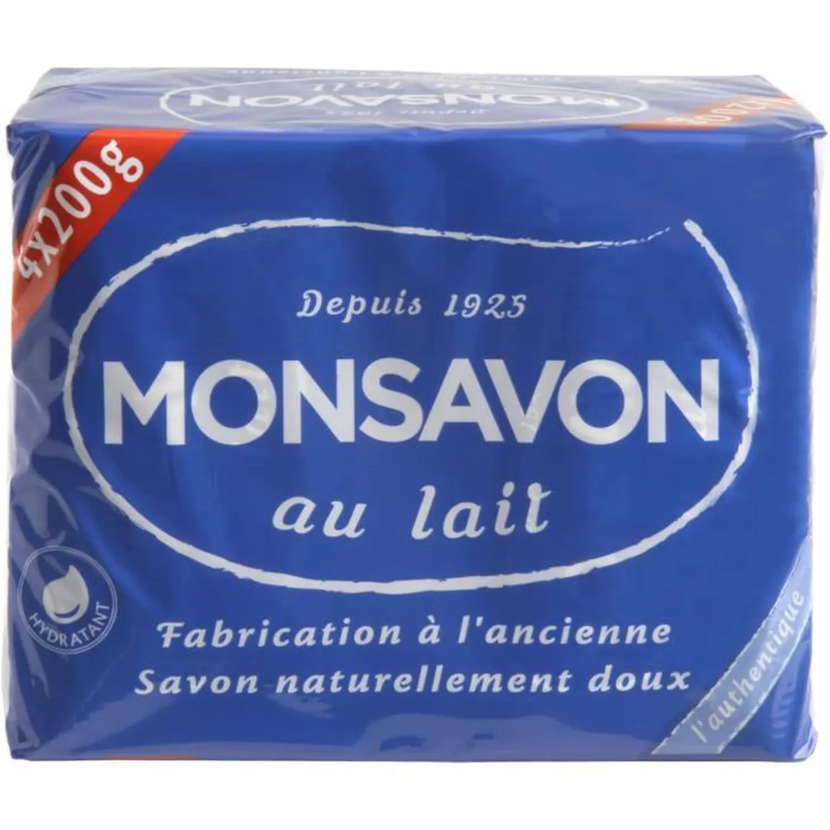 Monsavon au lait (4x200G) - Lot de 4 – Image 1