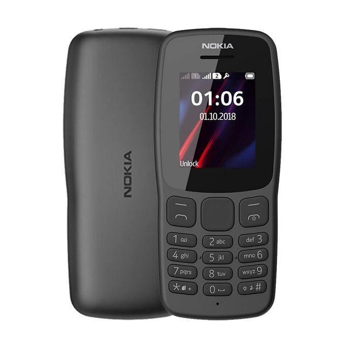 Nokia 106 - 1.8" - Dual SIM - Gsm - Radio FM - 800mAh – Image 1
