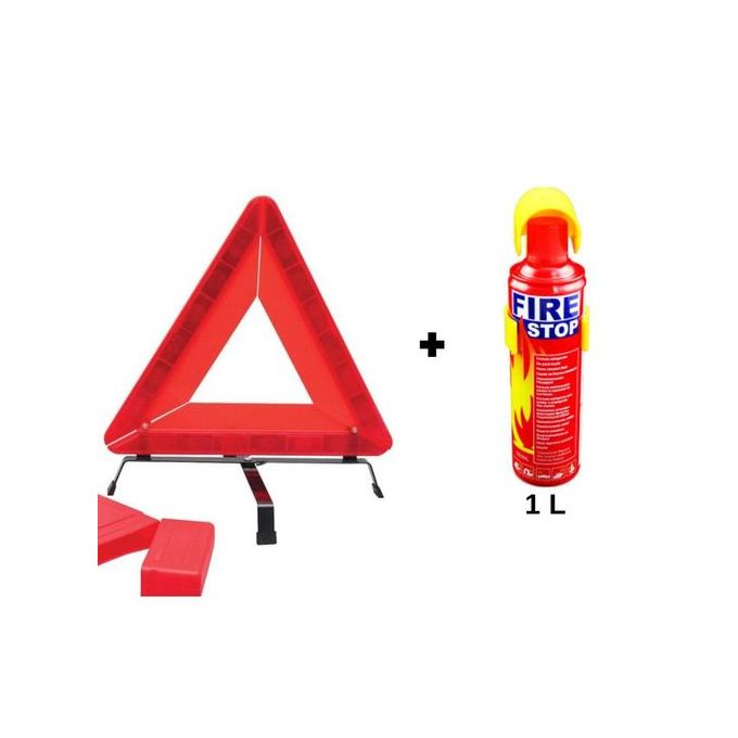 Ensemble Extincteur Et Triangle De Signalisation – Image 1