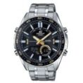 Montre pour homme Casio Edifice analogique-numérique à cadran noir - EFV-C100D-1BVDF (EX439)