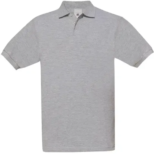 Polo Pour Hommes En Coton à Manches Courtes - Gris – Image 1