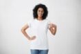 T-Shirt Pour Hommes Et Femmes - Blanc – Image 2