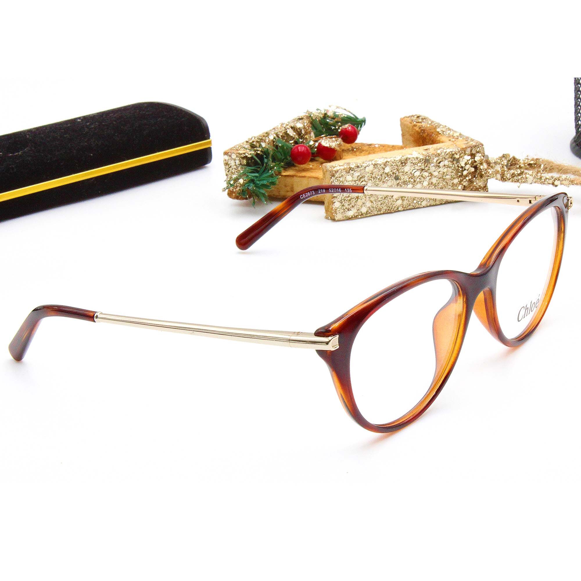 Lunettes de vue Chloé CE2673 219 52-16-135 - Marron/Multicolore – Image 1